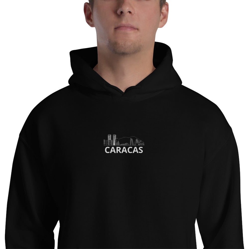 Sudadera con capucha Bordada Skyline Caracas